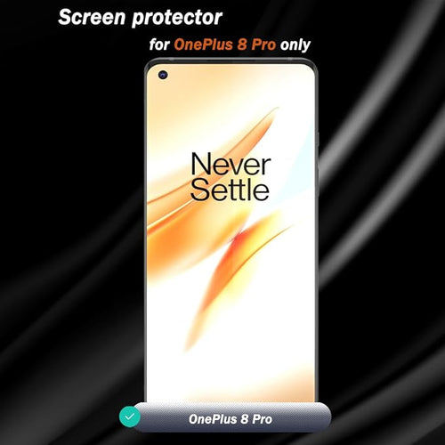 2 Pack Compatible with OnePlus 8 Pro screen protector Tempered Glass, 9H - Image 2
