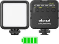 ULANZI VL49 2000mAh LED Video Light w 3 Cold Shoe, Rechargeable Soft Light Panel by ulanzi