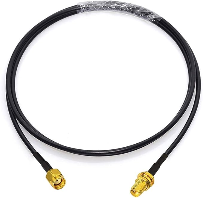 Bingfu WiFi Antenna Extension Cable RP-SMA Male to RP-SMA Female Bulkhead Mount by Bingfu-AntennasConnectivity