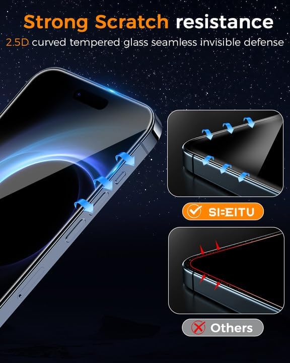 SIBEITU 3 Pack Screen Protector - Image 7