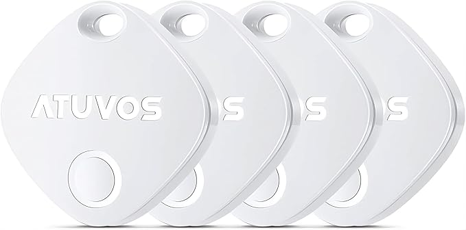ATUVOS Air Tracker Tags-4 Pack, Keys Finder and Item Locator by ATUVOS