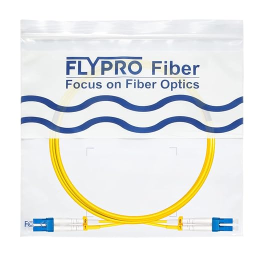 FLYPROFiber- 3M/10ft OS2 LC to LC Fiber Patch Cable, Length Options: 0.2m-300m - Image 6