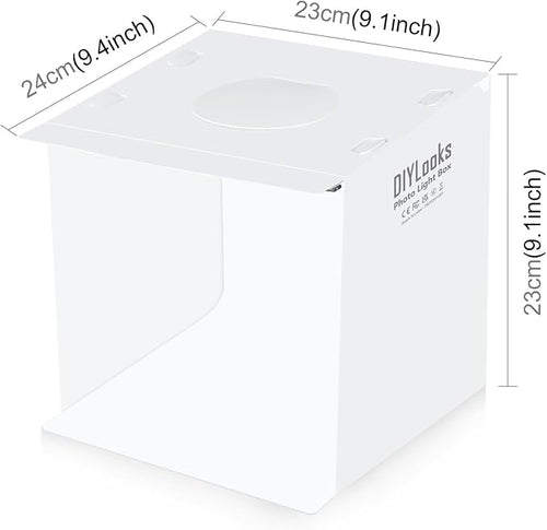 20cm Include 2 LED Panels Folding Portable 1100LM Light Photo Lighting Studio - Image 2