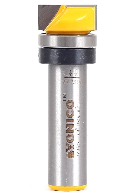 YONICO Flush Trim Router Bit 3/4-Inch Diameter 1/2-Inch Shank 14173 by Yonico