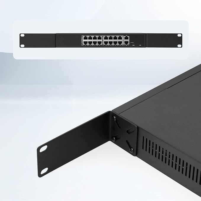 Rack Mount Kit for 10.6 inch Switches, Adjustable Rack Ears for Netgear - Image 6
