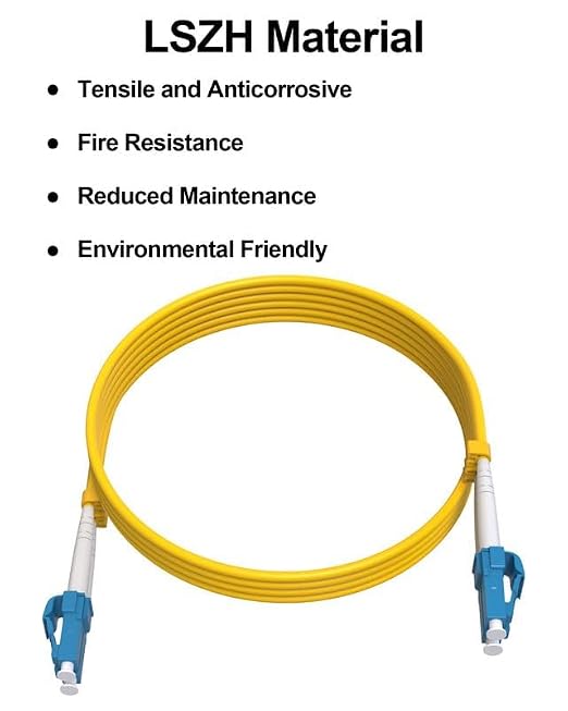0.5M LC to LC Single Mode Fiber Patch Cable, 10 Pack OS2 LC to LC Fiber Patch - Image 8
