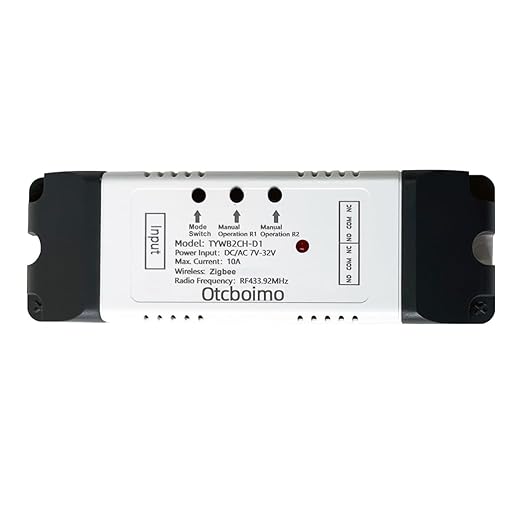 Zigbee Electric Linear Actuator Controller, 2 Channel DC12V 24V Relay Switch by Otcboimo