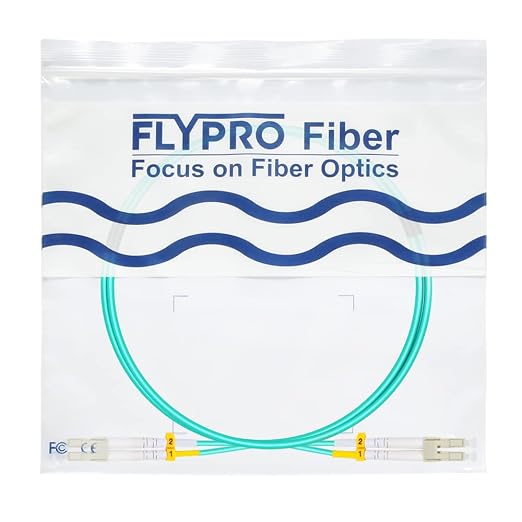 FLYPROFiber- LC to LC Fiber Patch Cable OM3 0.2M, Length Options: 0.2m-200m - Image 7