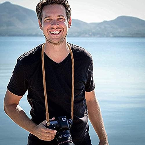 Camera Rope Strap 100cm Soft Cotton Camera Strap Vintage Neck Shoulder Belt - Image 6