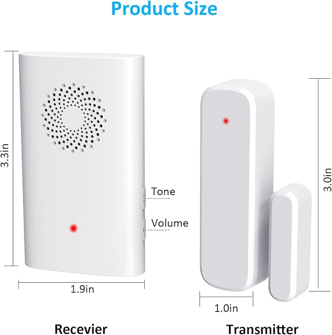 Door Chime, Wireless Door Open Sensor Alarm When Entry Business/Office/Store - Image 7