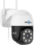 Hiseeu 4K 8MP Security Camera Outdoor, Wireless Home Security Camera by Hiseeu