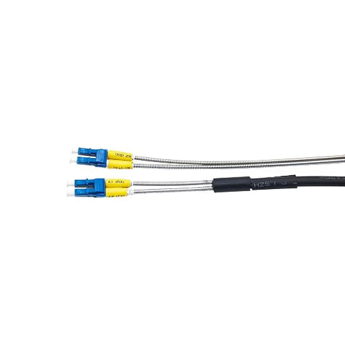 10Gtek 40 Meter LC to LC Outdoor Armored Fiber Patch Cable, Single Mode Duplex - Image 2