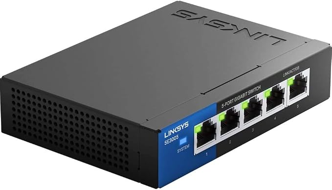 Linksys SE3005: 5-Port Gigabit Ethernet Unmanaged Switch, Computer Network - Image 2