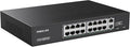 Real HD 16 Port PoE Switch, High Power 300W, 16 PoE+ 100Mbps Ports by RealHD