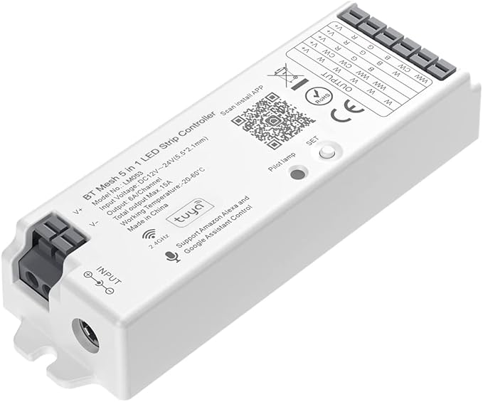BTF-LIGHTING 5in1 LM053 Tuya Bluetooth Mesh Controller SmartLife TuyaSmart APP by BTF-LIGHTING