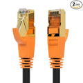 Smolink Cat8 Ethernet Cable 10ft 2-Pack, Shielded Network Wire, Weatherproof by Smolink