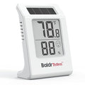 BaldrTherm Digital Thermometer and Humidity Meter, Solar-Powered 2.2" Indoor by BaldrTherm
