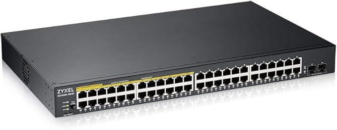 Zyxel 48 Port PoE Switch | Smart Managed | Gigabit Network Ethernet Switch | by ZYXELNETWORKS