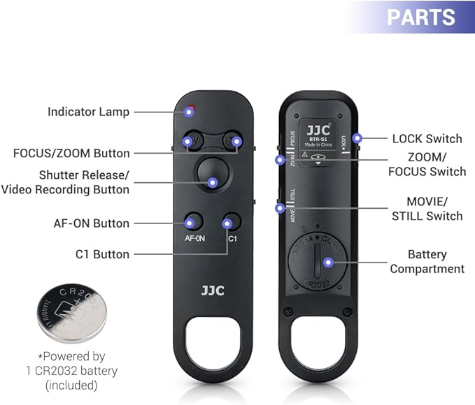 JJC RMT-P1BT Bluetooth Wireless Remote Control Commander - Image 2