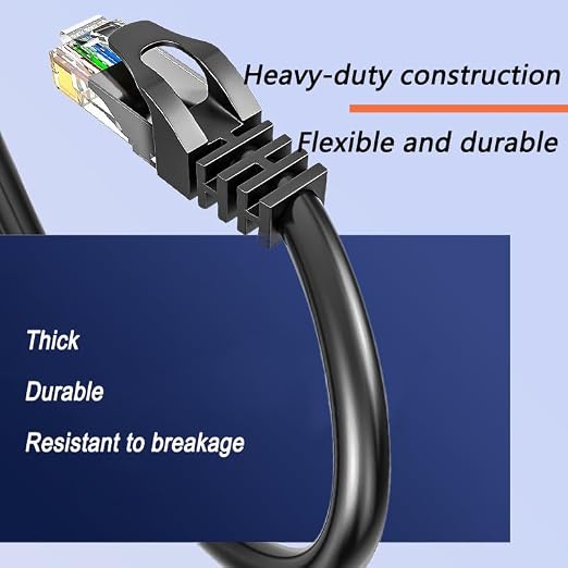 CAT6 Ethernet Cable 150FT 23AWG High Speed 500MHz 10Gbps Transmission Speed - Image 6