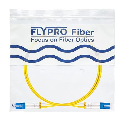 FLYPROFiber- 0.5M OS2 LC to LC Fiber Patch Cable | Length Option: 0.2m-300m | - Image 7
