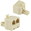 Uvital RJ11 Duplex Wall Jack Adapter Dual Phone Line Splitter Wall Jack Plug 1 by Uvital