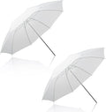 2 Pack Photography Umbrella Lighting Kit, 2 * 43inch Translucent White Soft by soonpho