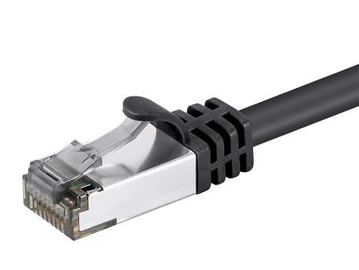 Monoprice Cat8 2ft Black Patch Cable Double Shielded 26AWG 2GHz 40G Pure Bare - Image 4