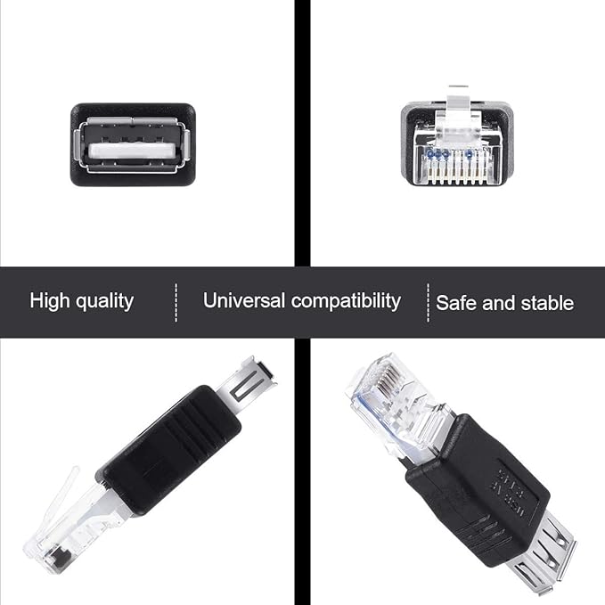 Herfair Ethernet to USB Adapter 2PCS - Image 3