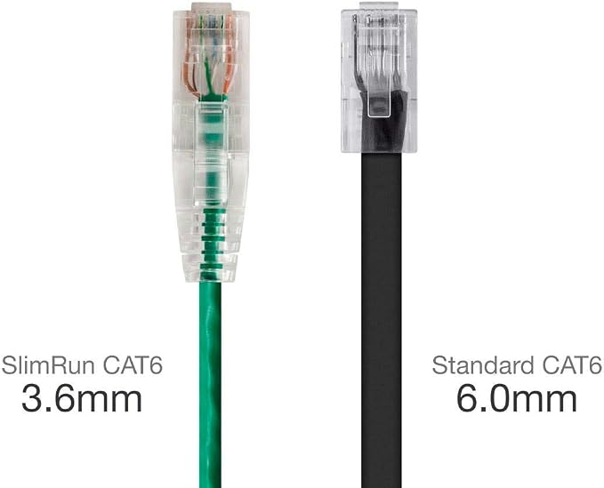 Monoprice Cat6 5ft Green Component Level Patch Cable UTP 28AWG 550MHz Pure Bare - Image 2