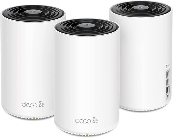 TP-Link Deco AXE5400 Tri-Band WiFi 6E Mesh System by Amazon+Renewed