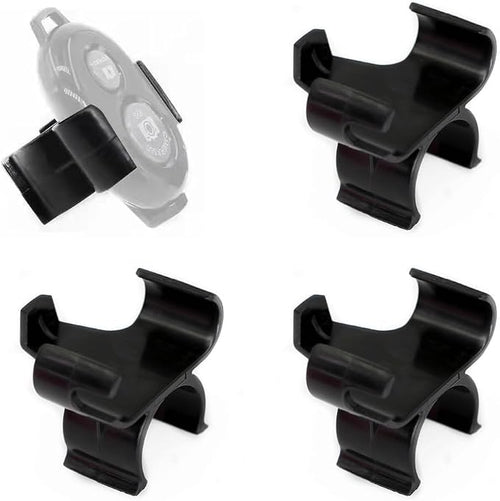 4 Pack Remote Shutter Holder Selfie Stick Clips Mount Clamp Organizer by Unknown