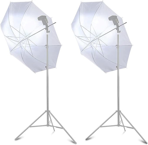 2 Pack Photography Umbrella Lighting Kit, 2 * 43inch Translucent White Soft - Image 2