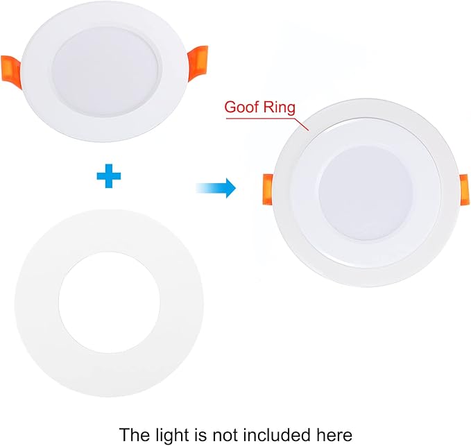 PATIKIL 4.9" ID 6.7" OD Light Trim Ring - Image 6