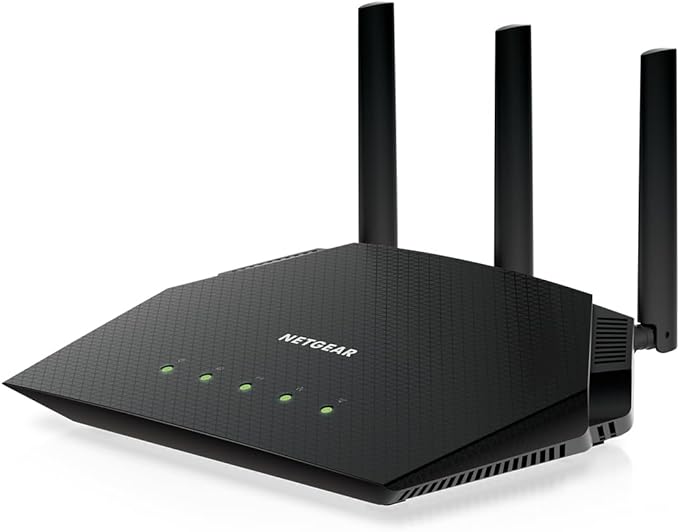 NETGEAR RAX36-100PAR AX3000 Nighthawk 4-Stream AX4 Up to 3 Gbps Wireless Speed by Amazon+Renewed