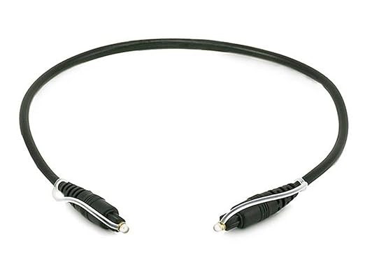 Monoprice 1.5ft Optical Toslink 5.0mm OD Audio Cable by Monoprice