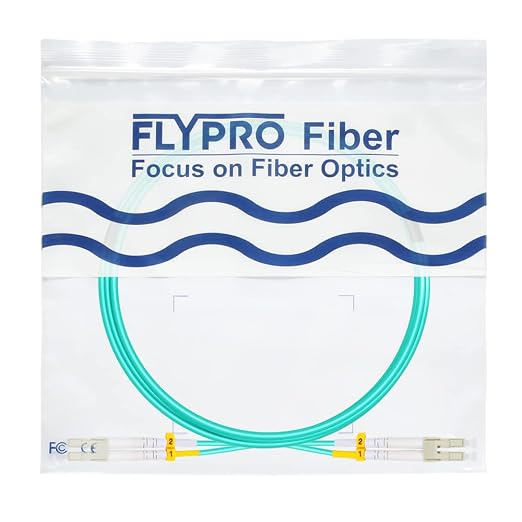 FLYPROFiber- LC to LC Fiber Patch Cable OM3 3M/10ft, Length Options: 0.2m-200m - Image 6