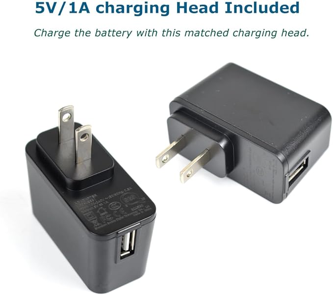NP-FV5 Battery Charger with Charging Plug and USB Cable - Image 4