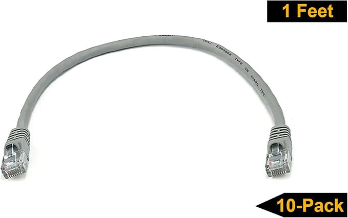iMBAPrice - 100 FET Extra Long Gray Cat5e RJ45 Network Ethernet Patch Cable - Image 2