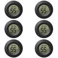 6-Pack Mini Hygrometer Thermometer Digital LCD Monitor Indoor/Outdoor Humidity by Rojuna