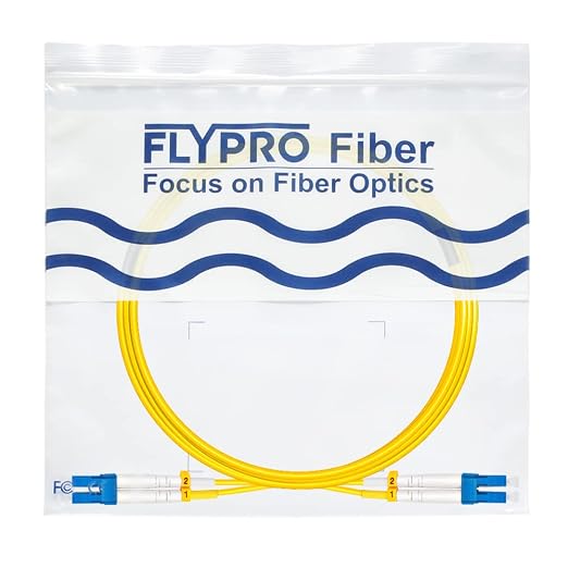 FLYPROFiber- 20M OS2 LC to LC Fiber Patch Cable, Length Options: 0.2m-300m - Image 7