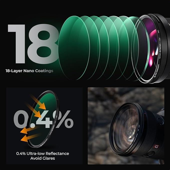 K&F CONCEPT 43mm MC UV Lens Protection Filter - Image 5
