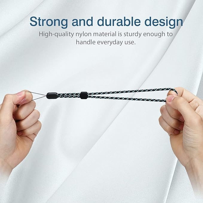 Hukado Hand Wrist Strap Lanyard, 6 Pack 9.5inch Adjustable Nylon Wristlet - Image 6