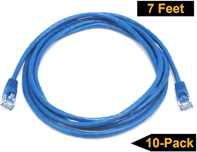 iMBAPrice 25'Cat5e Network Ethernet Patch Cable, 10 Pack - Image 4