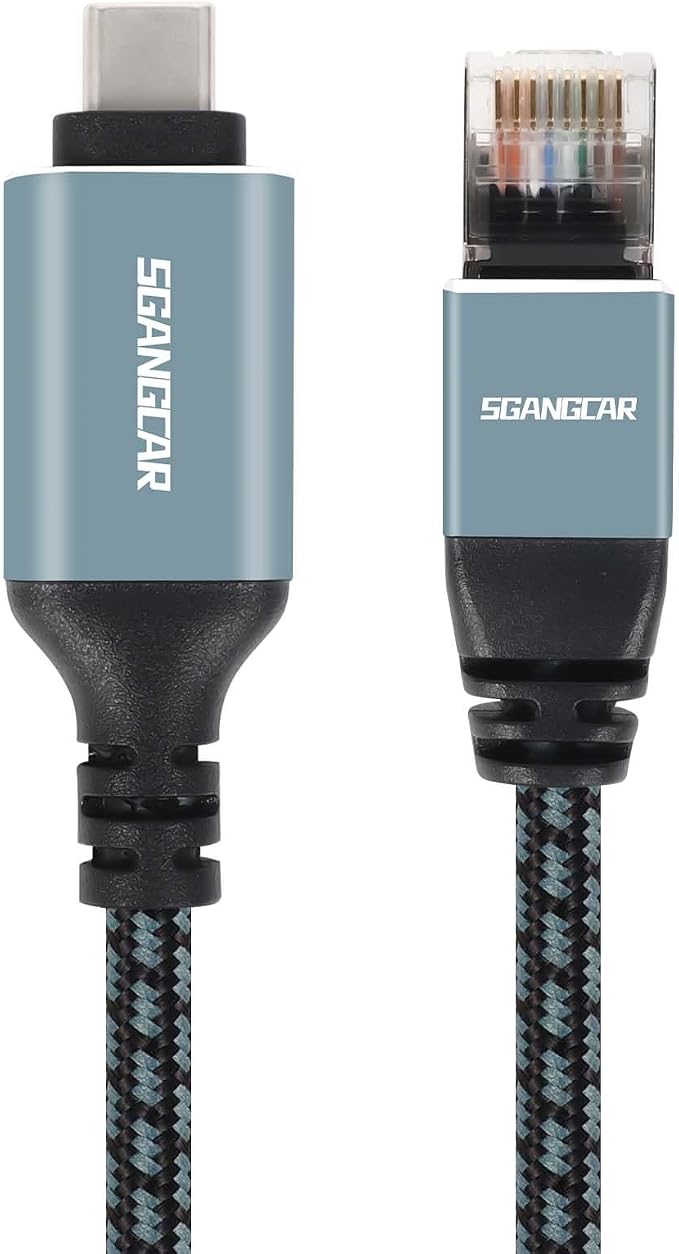 USB C to Ethernet Cable, 25 Feet Type C to Gigabit Ethernet Cable, USB C to - Image 7