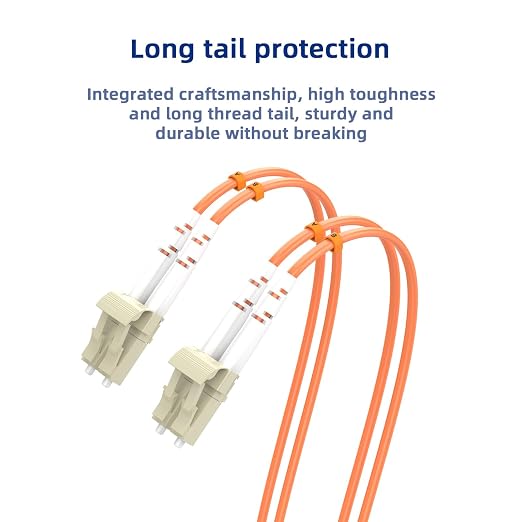 Om1 LC to LC Fiber Patch Cable, 20M/65.6FT Multimode Duplex 62.5/125µm Fiber - Image 5