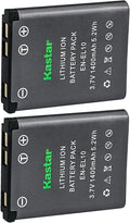 Kastar 2 Pack Battery for Nikon EN-EL10 and Nikon S60 S80 S200 S210 S220 S230 by Kastar