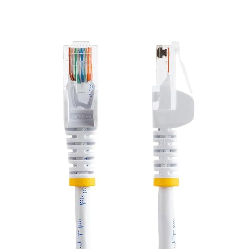 25 Ft White Snagless Cat5e Utp Patch Cable - Image 2