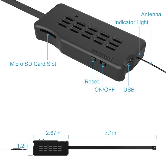 HiSpyCam Mini Camera DIY Module HD 1080P Camera Small WiFi Security Cameras - Image 2