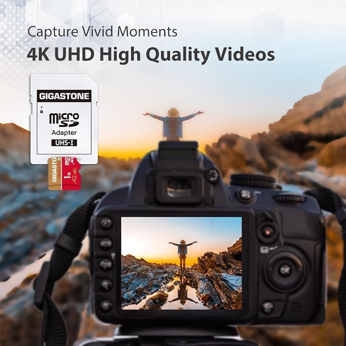 【5-Years Data Recovery】 GIGASTONE 1TB Micro SD Card, 4K Camera Pro, R/W up to - Image 4